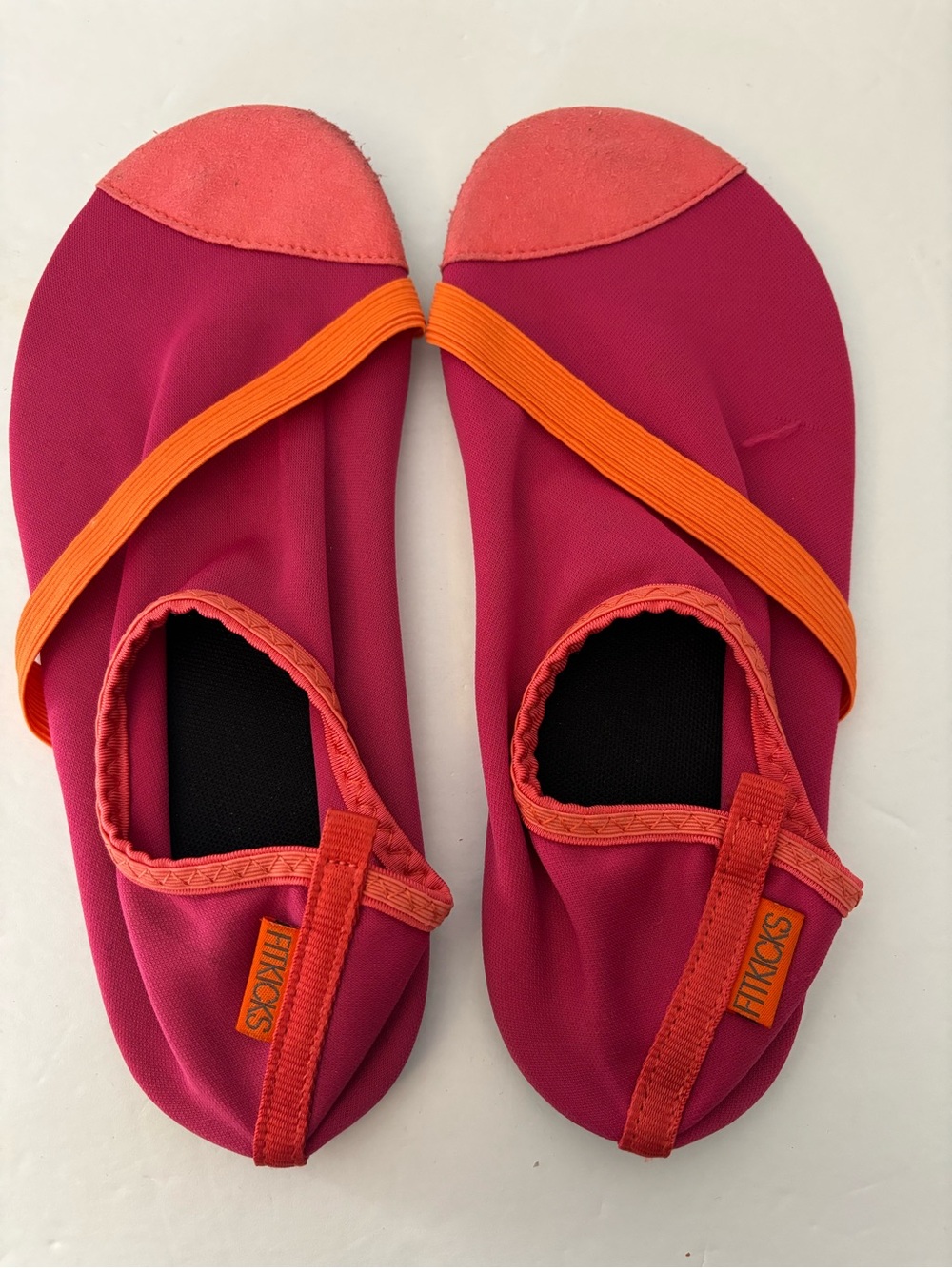 HITKICKS Women's Pink & Orange Slip-On Water Sandals